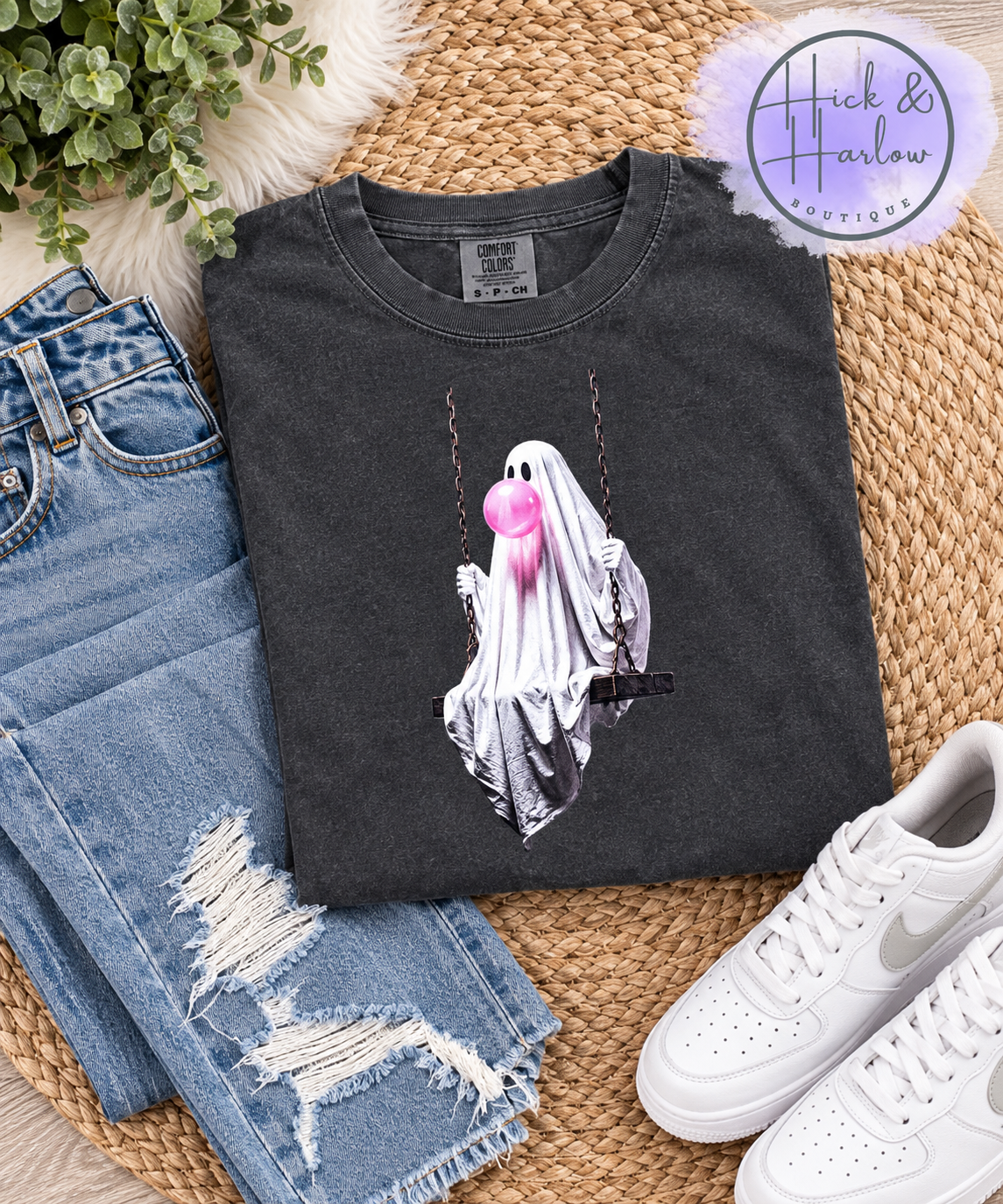 Bubble Gum Ghost Graphic Tee