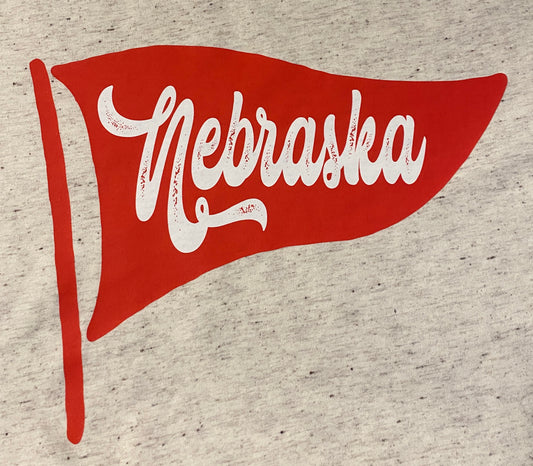 Nebraska Pennant Graphic Tee