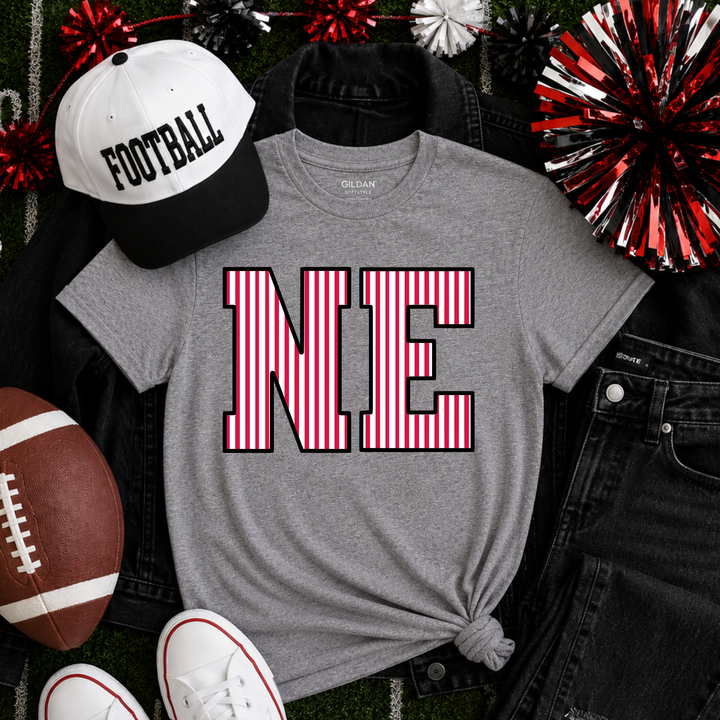 Nebraska Stripe NE Graphic Tee