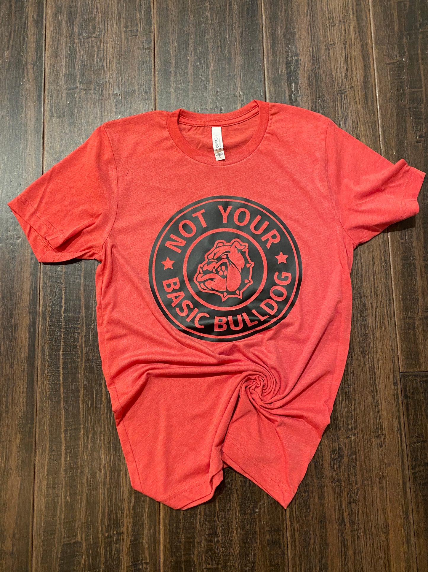 Not your basic Bulldog in Red