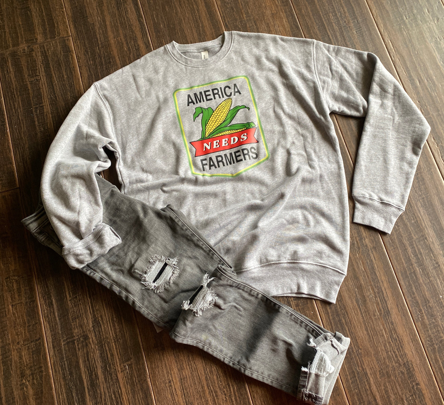 America Needs Farmers Sweatshirt