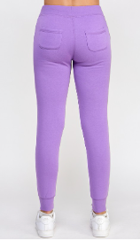 Basic Fleece Sweatpants Jogger With Pockets in Cream