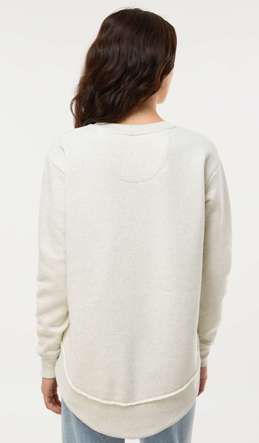 Weekend Fleece Crewneck in Natural Heather