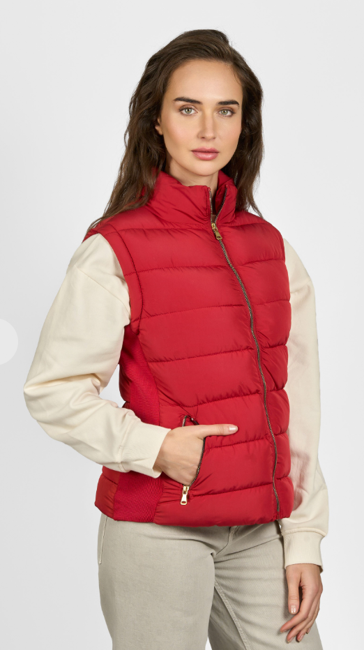 Red Puffer Vest