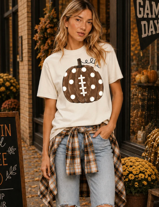 Football Pumpkin Tee