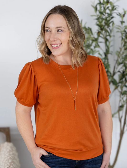MM Katie Cozy Top in Pumpkin