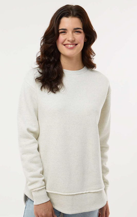 Weekend Fleece Crewneck in Natural Heather