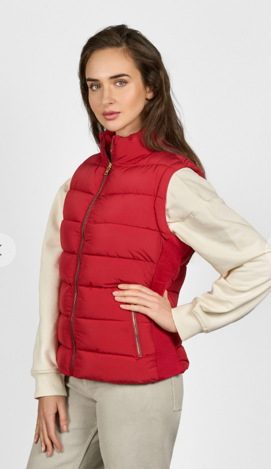 Red Puffer Vest