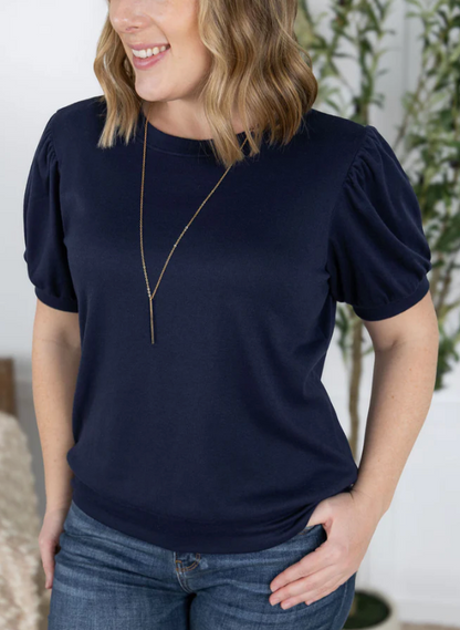 MM Katie Cozy Top in Navy