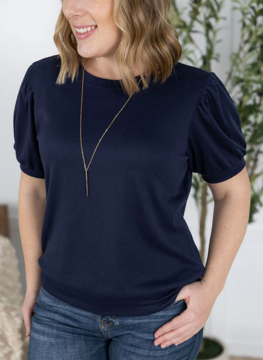 MM Katie Cozy Top in Navy
